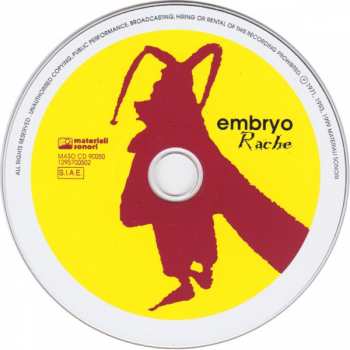 CD Embryo: Embryo's Rache 150901