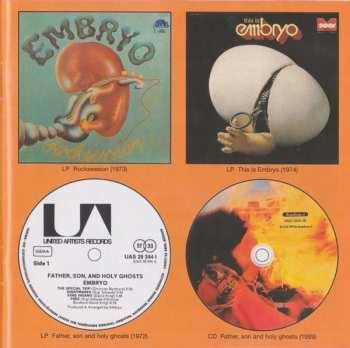 CD Embryo: Father, Son And Holy Ghosts 380634