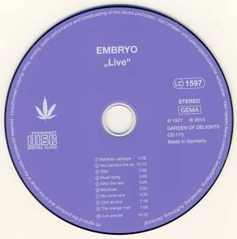 CD Embryo: Live 256326
