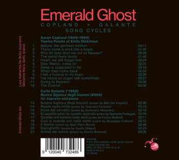 CD Emerald Ghost: Copland x Galante: Song Cycles 479742