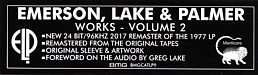 LP Emerson, Lake & Palmer: Works Volume 2 40801