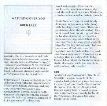 2CD Emerson, Lake & Palmer: Works Volume 2 DLX