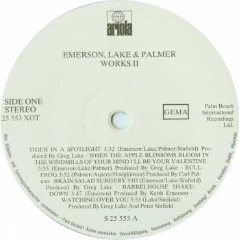 LP Emerson, Lake & Palmer: Works Volume 2