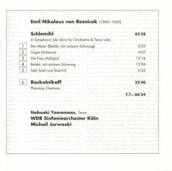 CD Emil Nikolaus Von Reznicek: Schlemihl 116584