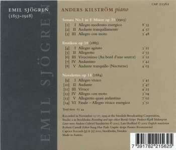 CD Emil Sjögren: Sonata no. 1 / Erotikon / Novelettes 221622