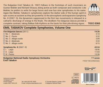 CD Emil Tabakov: Complete Symphonies, Volume One 284757