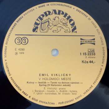 LP Emil Viklický: V Holomóci Městě…