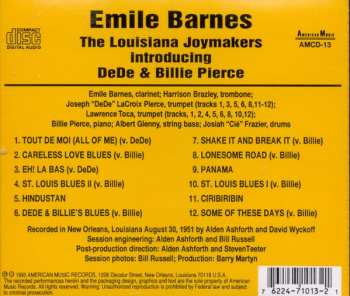 CD Emile Barnes: The Louisiana Joymakers Introducing DeDe & Billie Pierce 363334