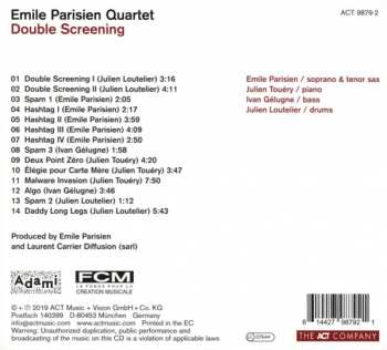 CD Emile Parisien Quartet: Double Screening 179469