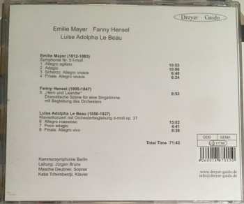 CD Emilie Mayer: Mayer, Hensel, Le Beau 121994