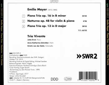 CD Emilie Mayer: Piano Trios; Notturno 116481