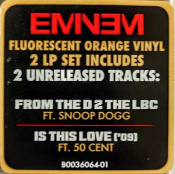 2LP Eminem: Curtain Call 2 CLR | LTD 514043
