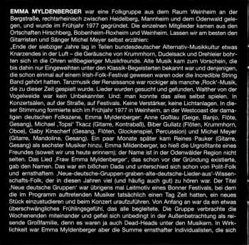 CD Emma Myldenberger: Emma Myldenberger 273292