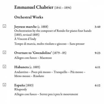 SACD Emmanuel Chabrier: Neeme Jarvi conducts Chabrier 319584