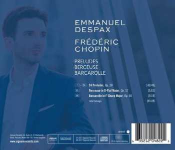 CD Emmanuel Despax: Preludes, Berceuse, Barcarolle 320850