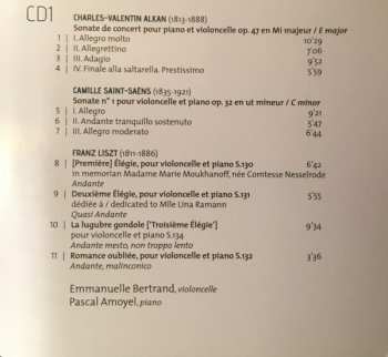 CD Emmanuelle Bertrand: Le Violoncelle Romantique 266079