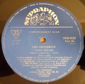 2LP Emmy Destinn: 1/ Český Repertoár (2xLP)