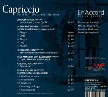 CD EnAccord: Capriccio: Gems From The Quartet Literature 316559