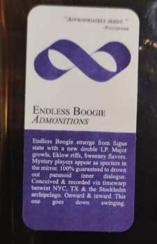 CD Endless Boogie: Admonitions 189091