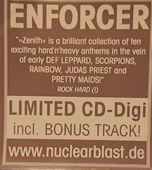CD Enforcer: Zenith LTD | DIGI 41398