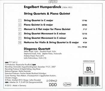 CD Engelbert Humperdinck: String Quartets 189329