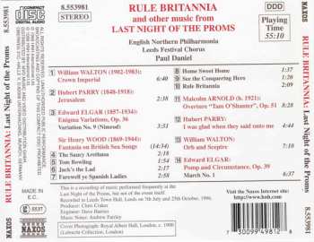 CD English Northern Philharmonia: Rule Britannia And Other Music From Last Night Of The Proms 147682