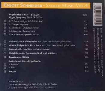 CD Enjott Schneider: Sacred Musik Vol. 4 - Orgelsinfonie Nr. 6 Te Deum 311172