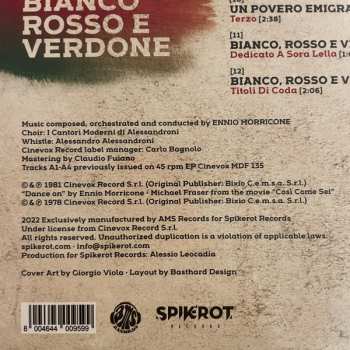 LP Ennio Morricone: Bianco Rosso E Verdone LTD | CLR 422155