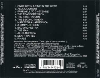 CD Ennio Morricone: Once Upon A Time In The West - The Original Soundtrack Recording 26321