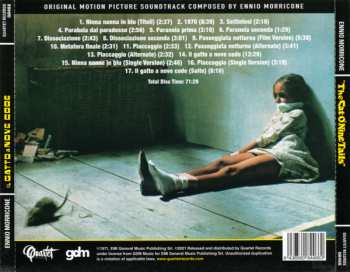 CD Ennio Morricone: The Cat O’Nine Tails (50th Anniversary Remastered Edition) LTD