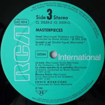 2LP Ennio Morricone: Masterpieces (Original Soundtracks)