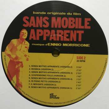 LP Ennio Morricone: Sans Mobile Apparent (Bande Originale du Film) 304547