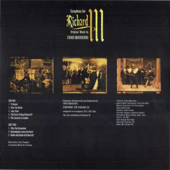 LP Ennio Morricone: Symphony For Richard III LTD | NUM | CLR 136066