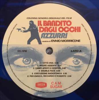 LP Ennio Morricone: (Colonna Sonora Originale Del Film) Il Bandito Dagli Occhi Azzurri LTD | CLR 400128