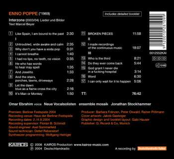CD Enno Poppe: Interzone 176564