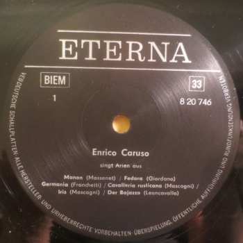 LP Enrico Caruso: Enrico Caruso Tenor 367589