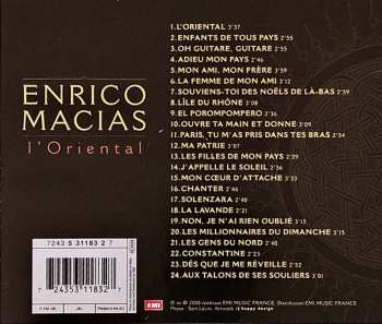 CD Enrico Macias: L'Oriental 48153