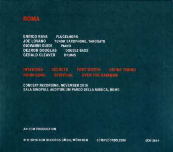 CD Enrico Rava: Roma 189417