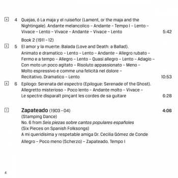 CD Enrique Granados: Goyescas; Allegro de Concierto; Valses Poéticos; Zapateado 335329