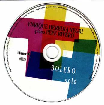 CD Enrique Heredia: Bolero Solo 195357