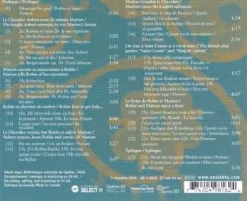 CD Ensemble Anonymus: Le Chant De Robin Et Marion 486172