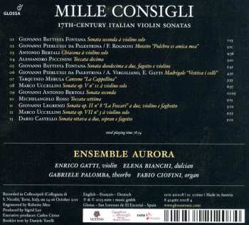 CD Ensemble Aurora: Mille Consigli - 17th-century Italian Violin Sonatas 330459