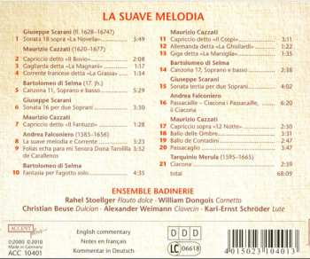 CD Ensemble Badinerie: La Suave Melodia - Performance Practice In Italy 1600 - 1660 489520