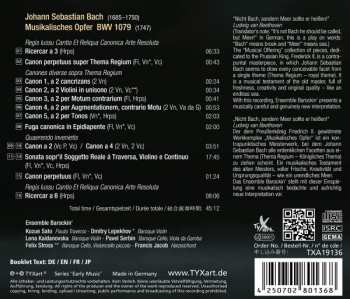CD Ensemble Barockin': Johann Sebastian Bach: Musikalisches Opfer  BWV 1079 228348