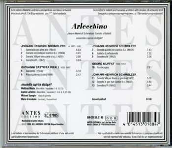 CD Ensemble Caprice: Arlecchino: Johann Heinrich Schmelzer Sonate e Balletti 529039