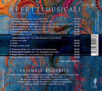 CD Ensemble Colorito: Affetti Musicali 307783