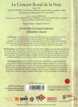 2CD Ensemble Correspondances: Le Concert Royal De La Nuit 101114