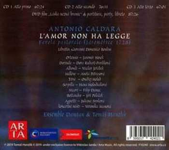 3CD/DVD Ensemble Damian: Antonio Caldara: L'Amor Non Ha Legge 185489