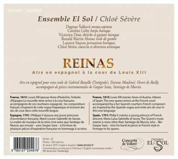 CD Ensemble El Sol: Reinas - Airs En Espagnol À La Cour De Louis XIII 96156