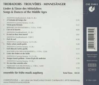CD Ensemble Für Frühe Musik Augsburg: Lieder & Tänze Des Mittelalters 147407